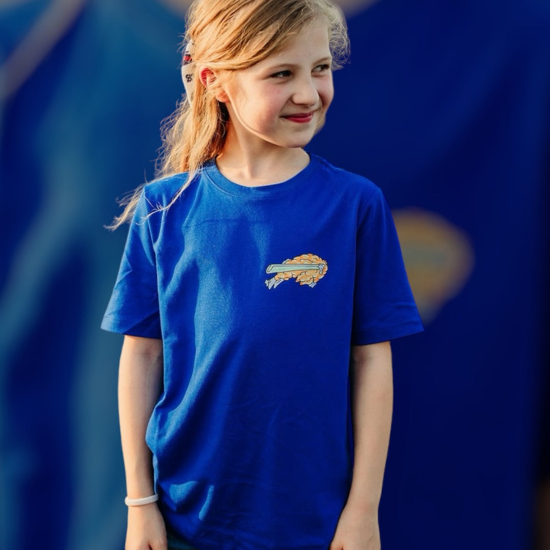 Youth Chicken wing blue T-shirt