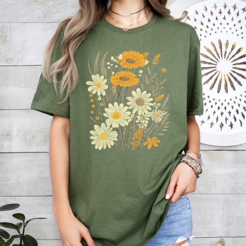 Wild flower T-shirt