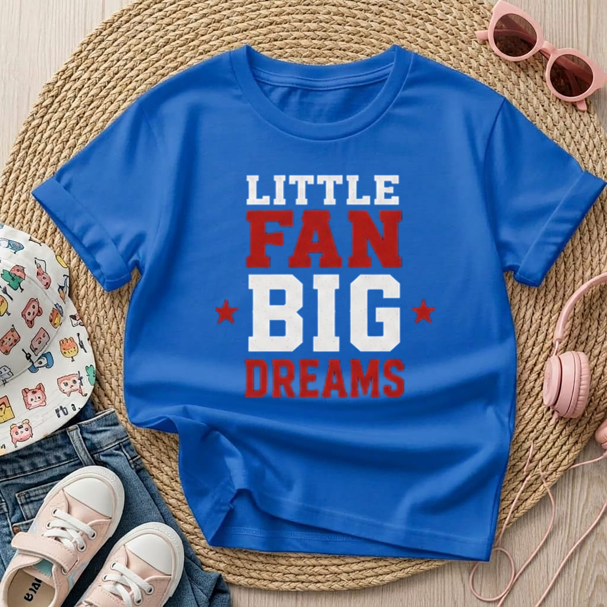 Little fan big dreams T-shirt
