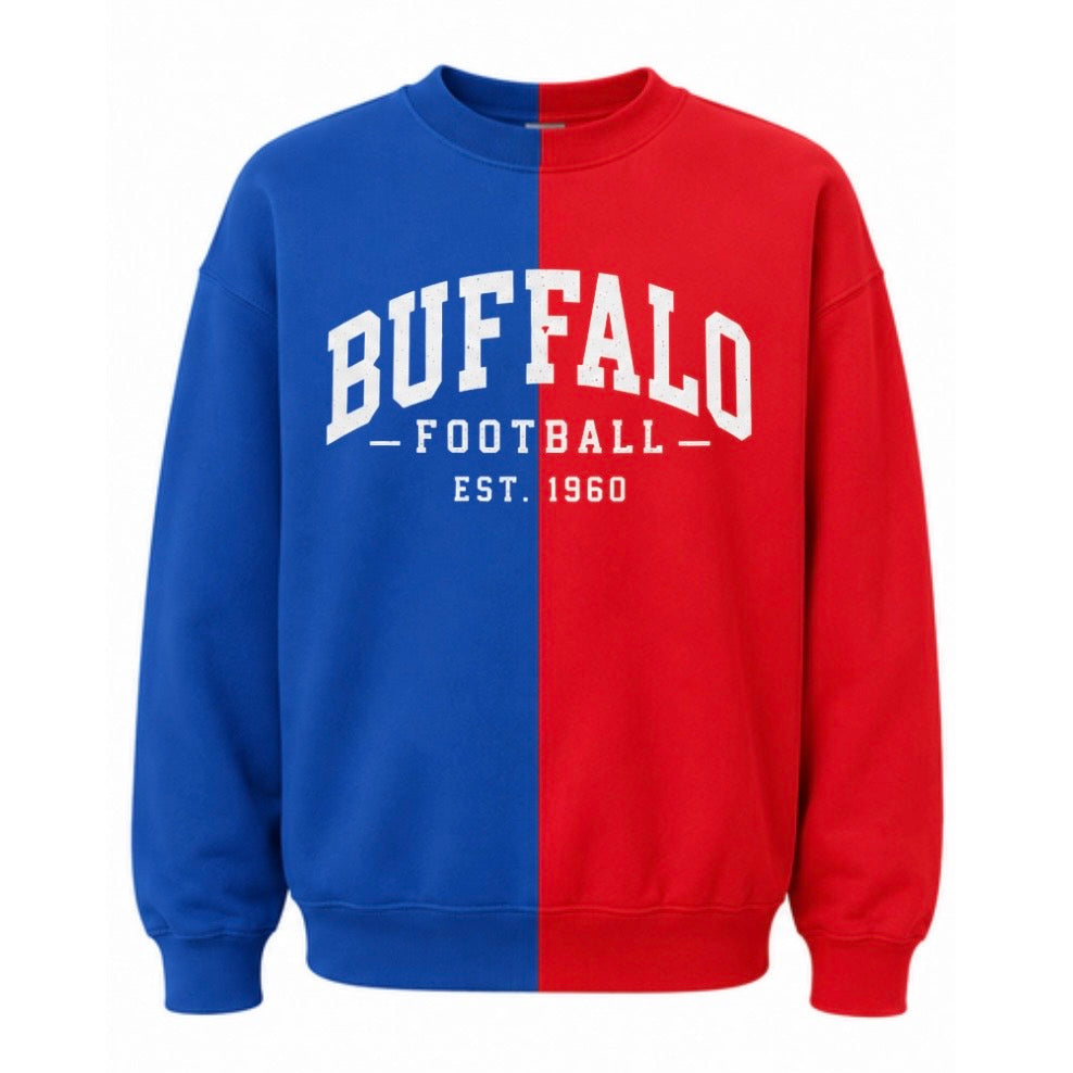 PRE ORDER SPLIT BUFFALO (back) Crew