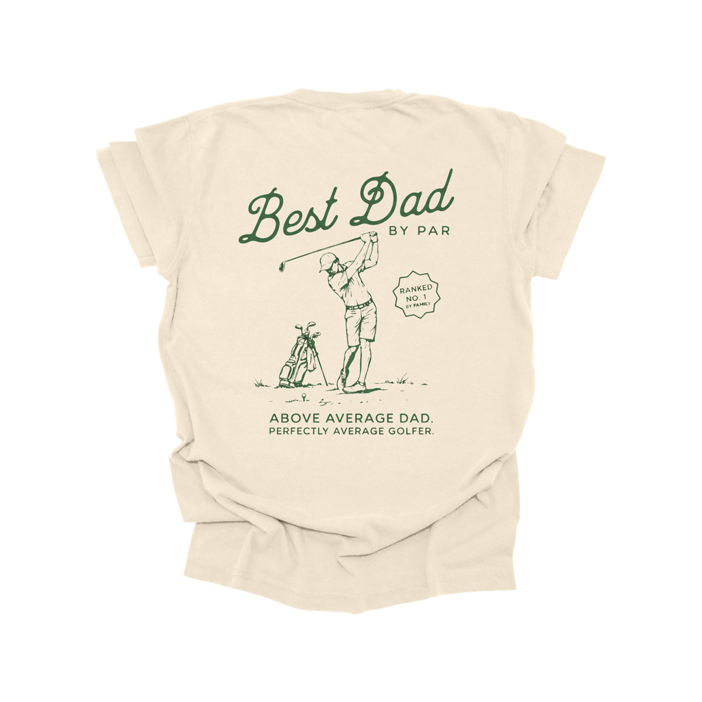 Best dad by par T-shirt