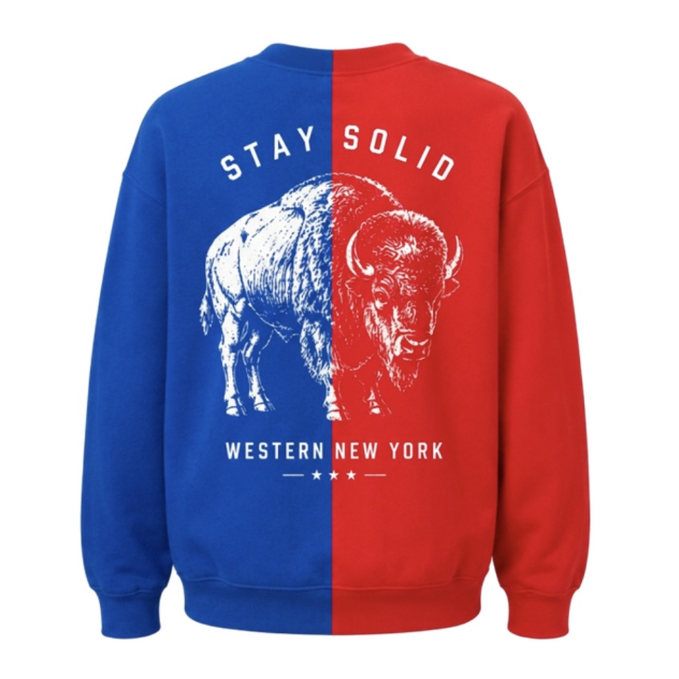 PRE ORDER SPLIT BUFFALO (back) Crew