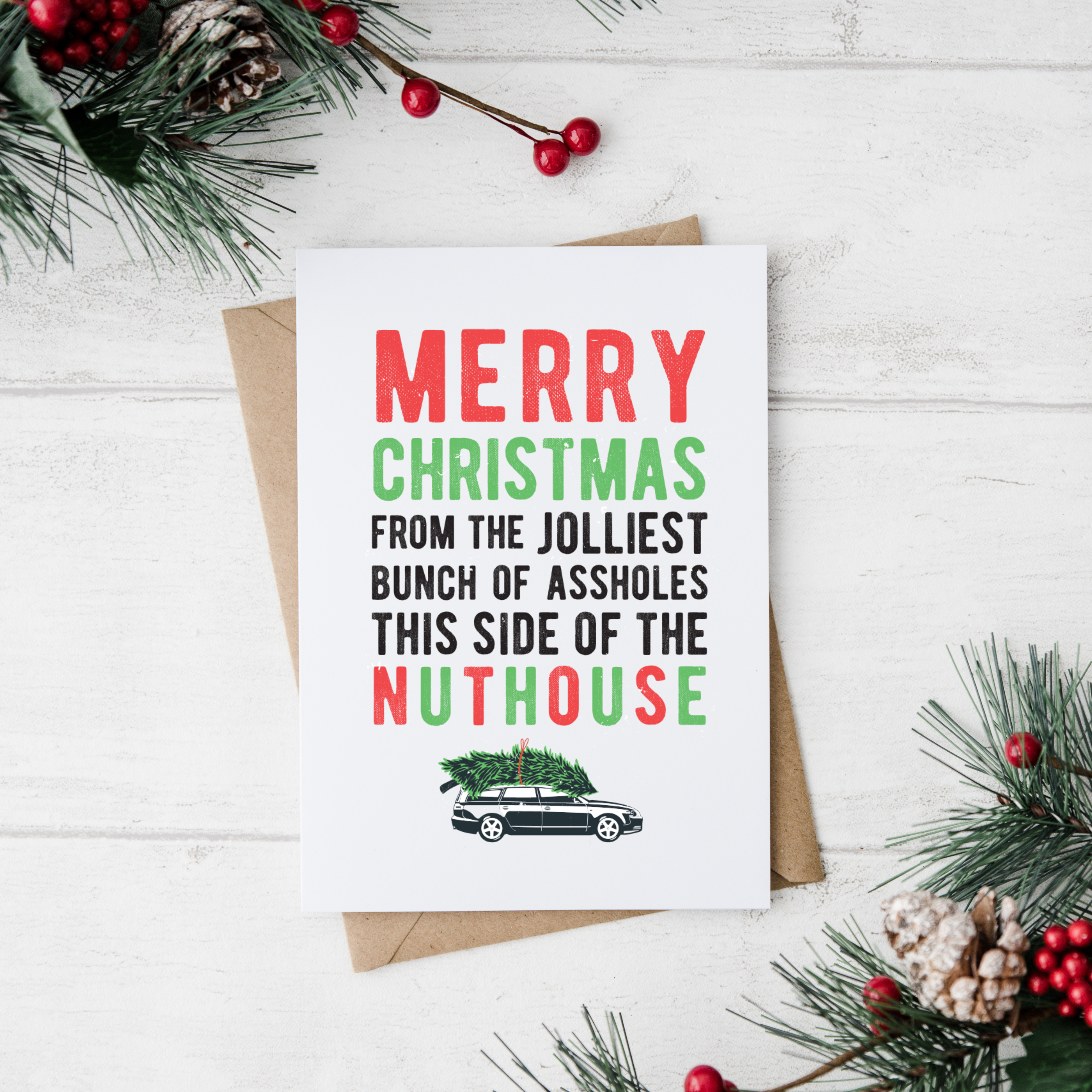 Jolliest bunch Christmas Card