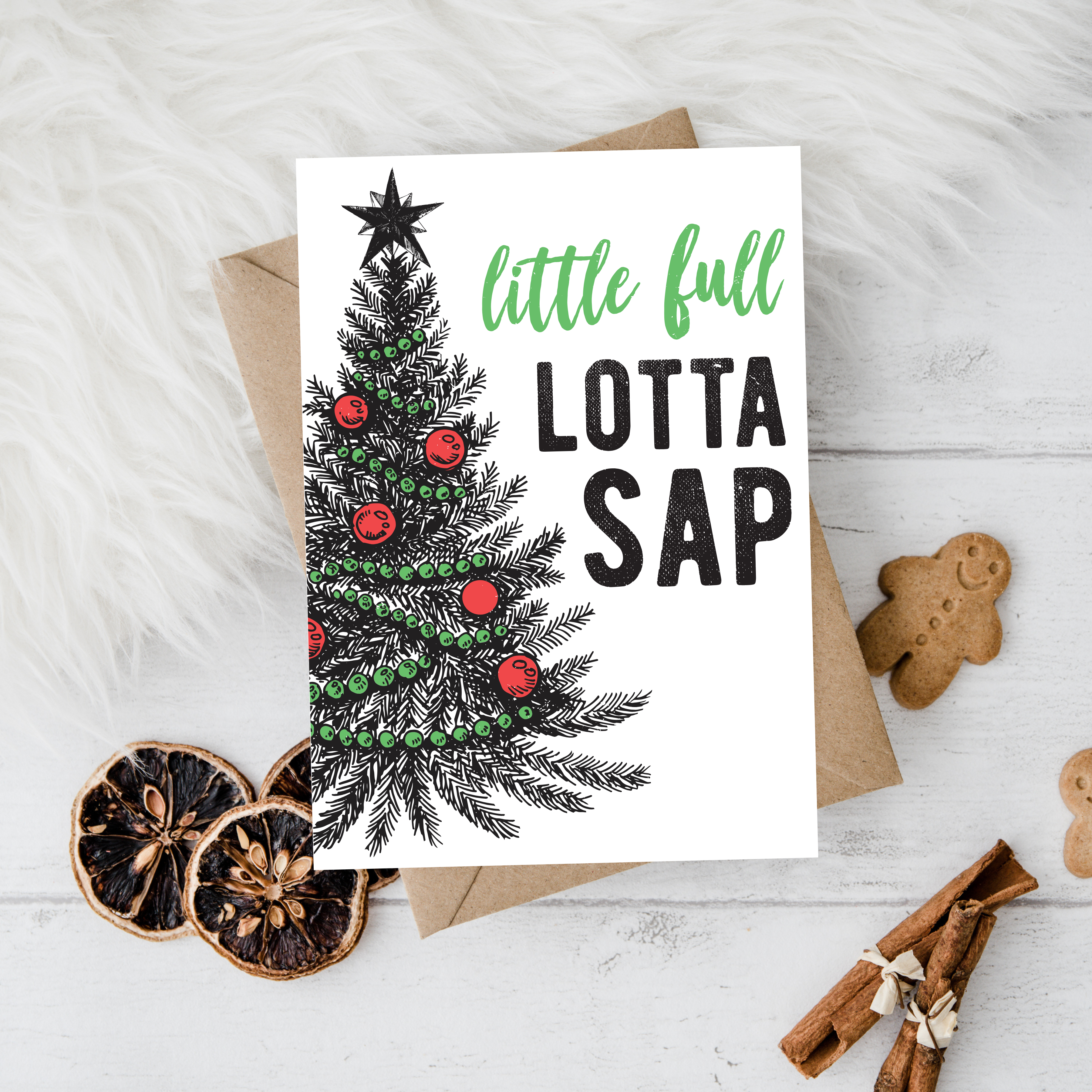 Lotta sap Christmas Card