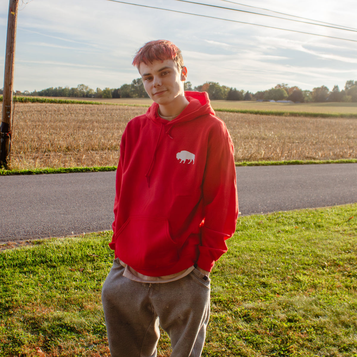 Tailgate club red hoodie