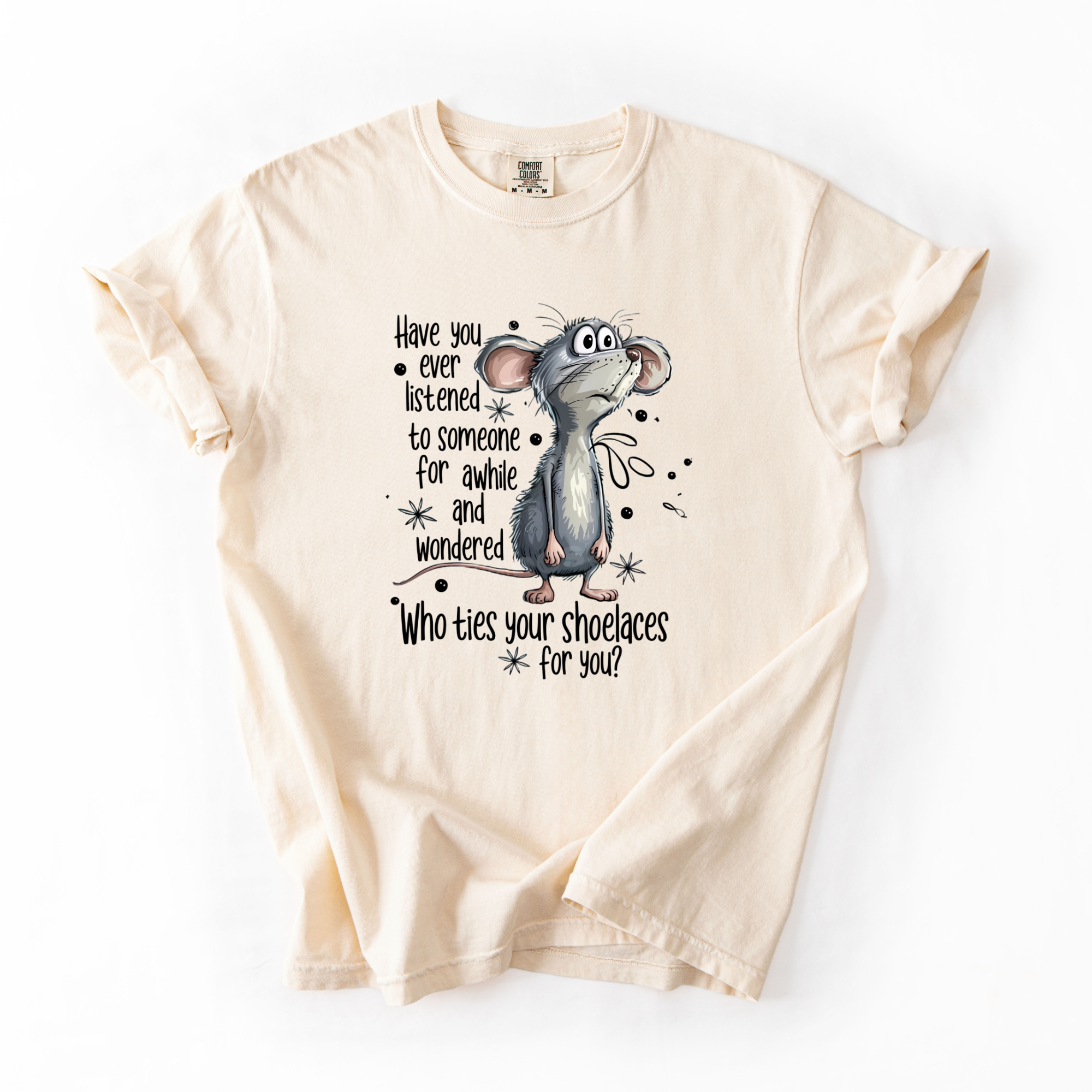 Who ties your shoelaces T-shirt