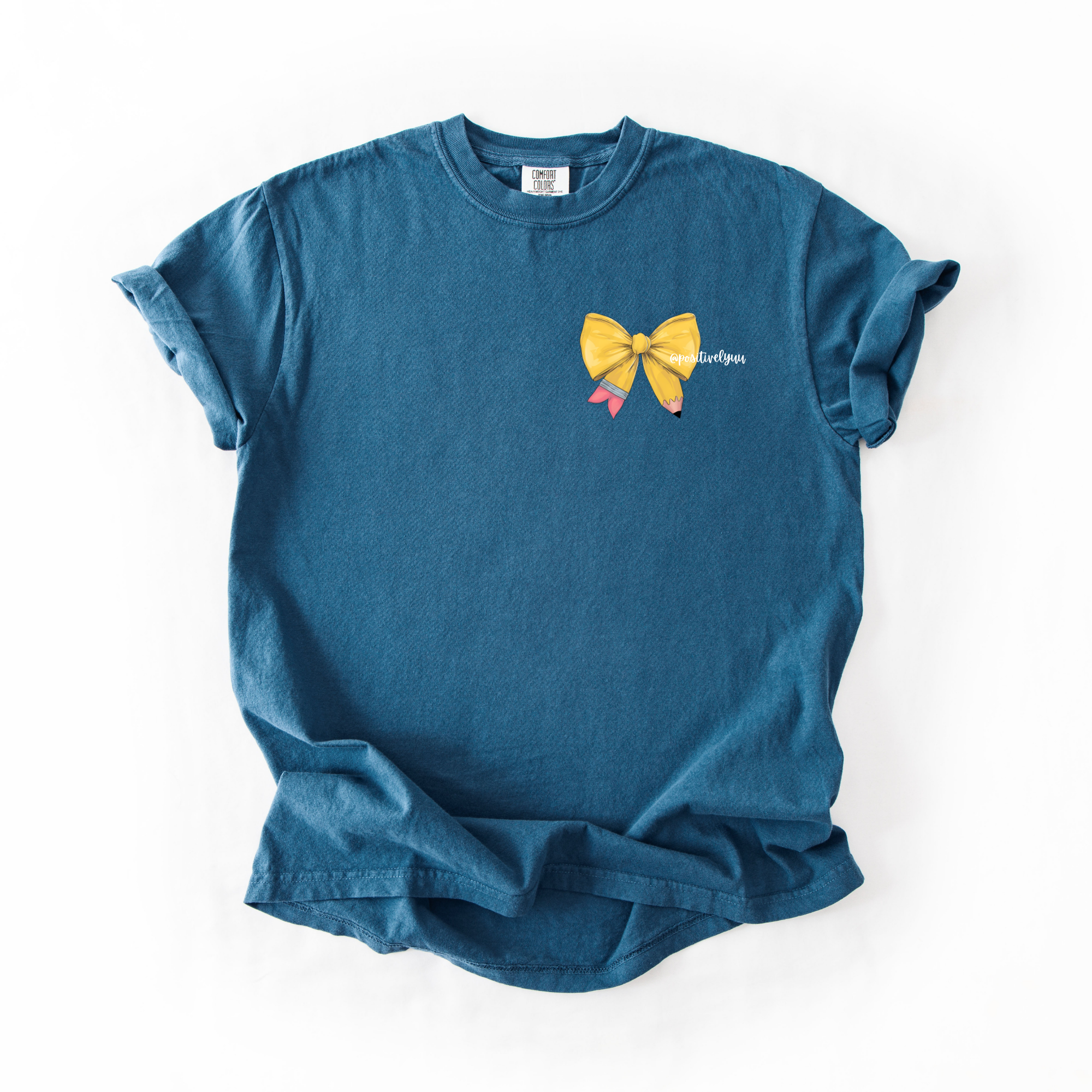 Pencil bow T-shirt