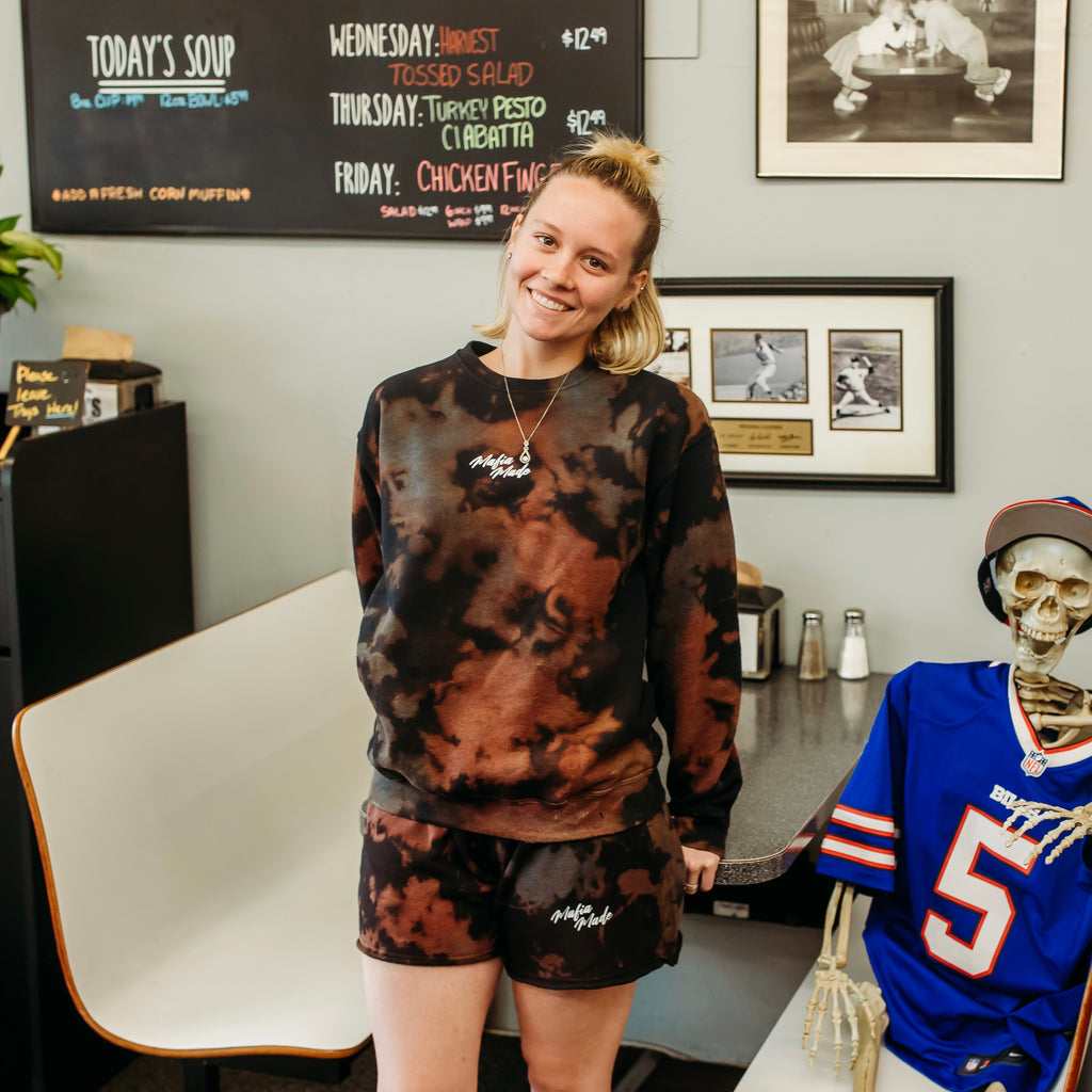 Reverse dye Sweatsuit (sold separately)