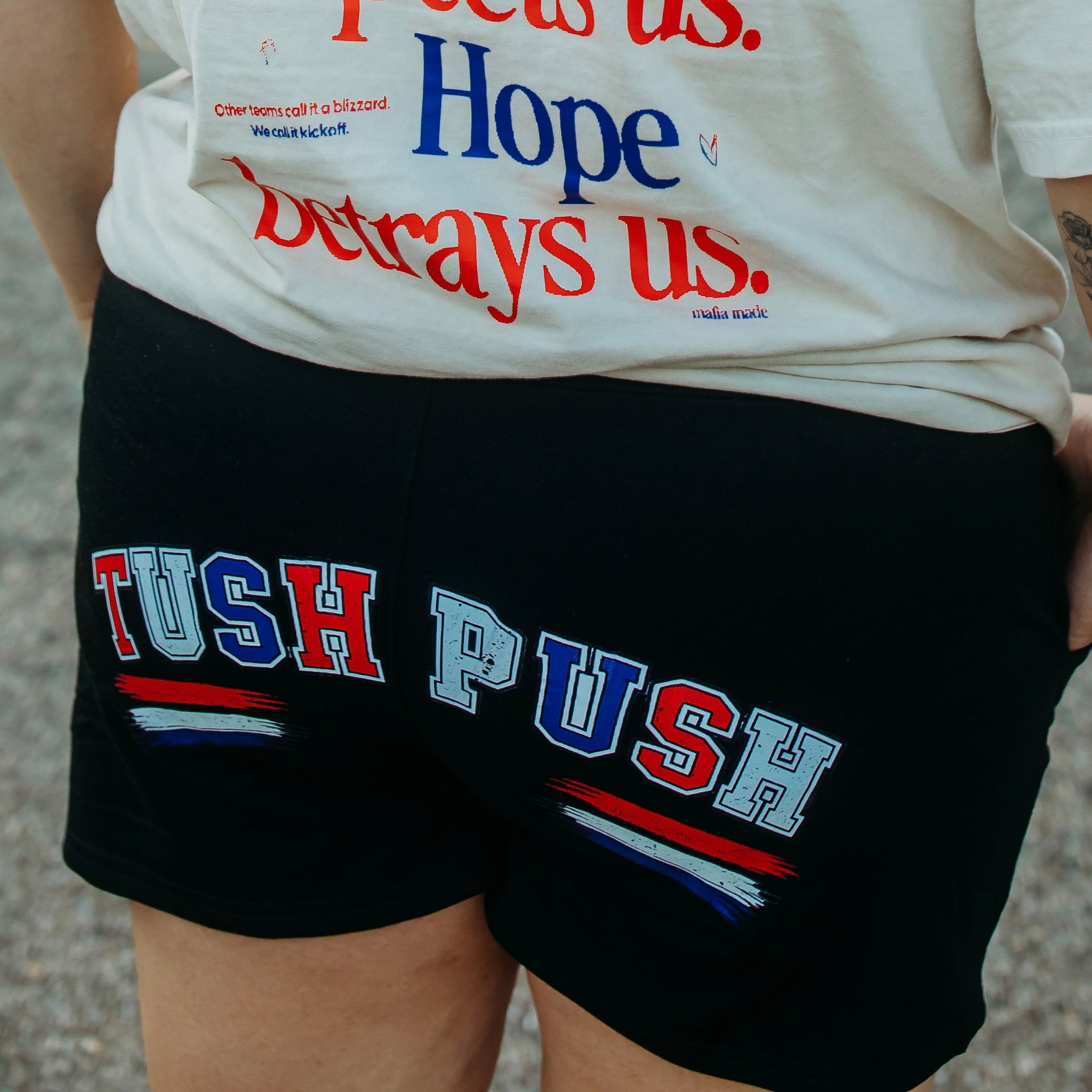 Tush push shorts
