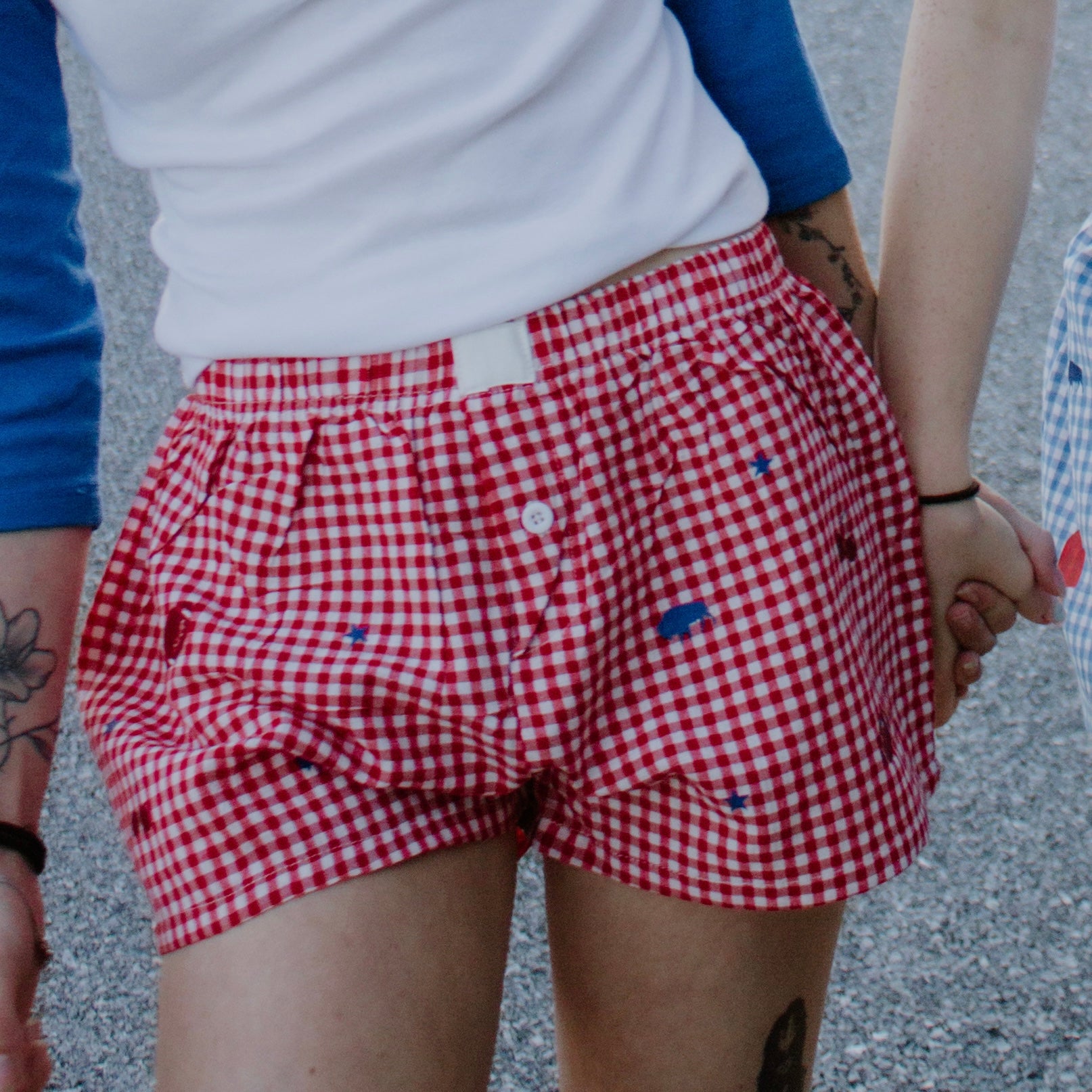 Cherry Buffalo boxer shorts