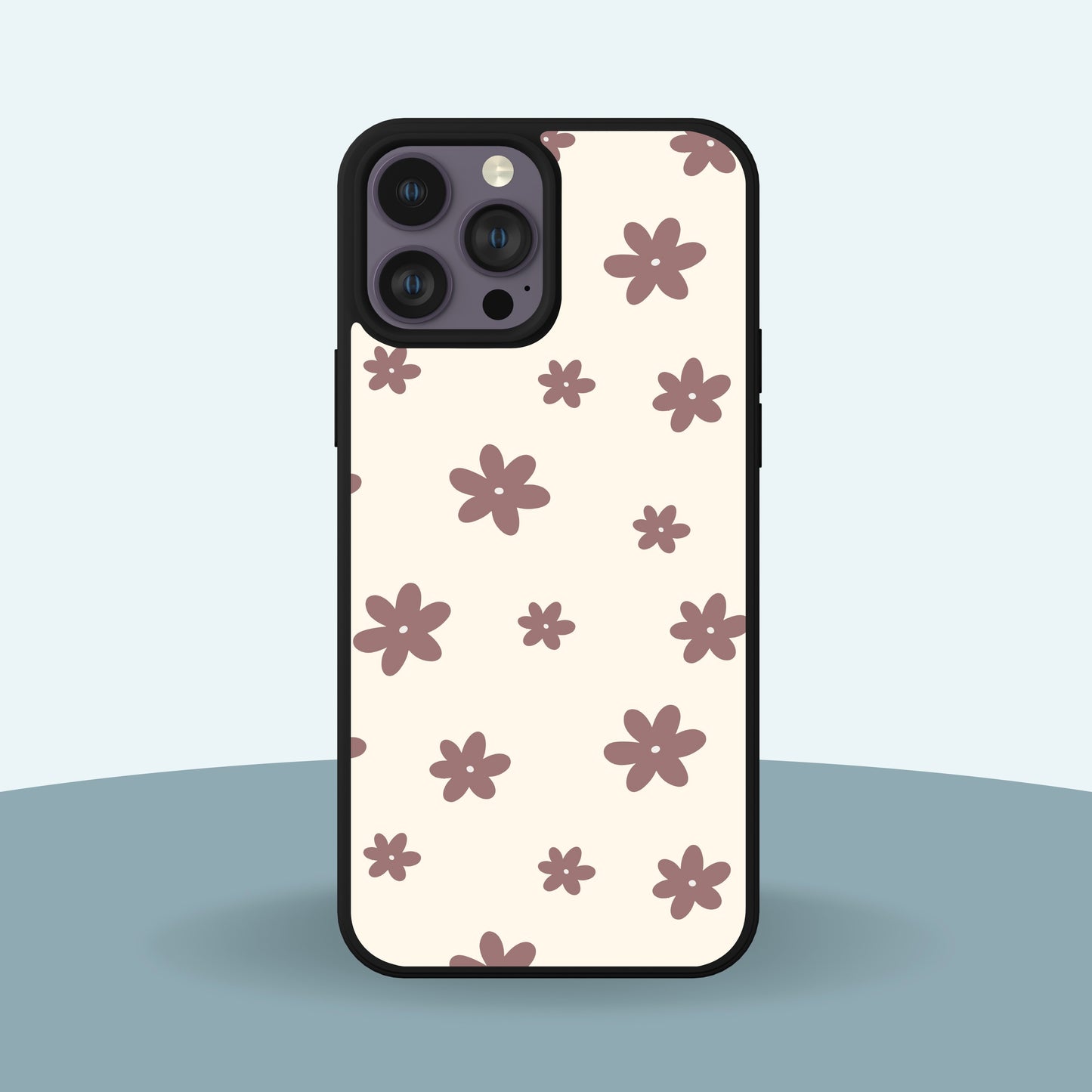 Neutral flower phone case