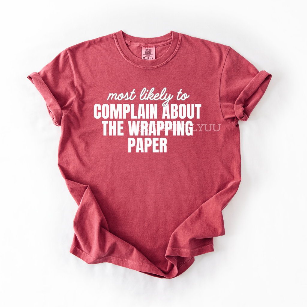 Most likely to T-shirt