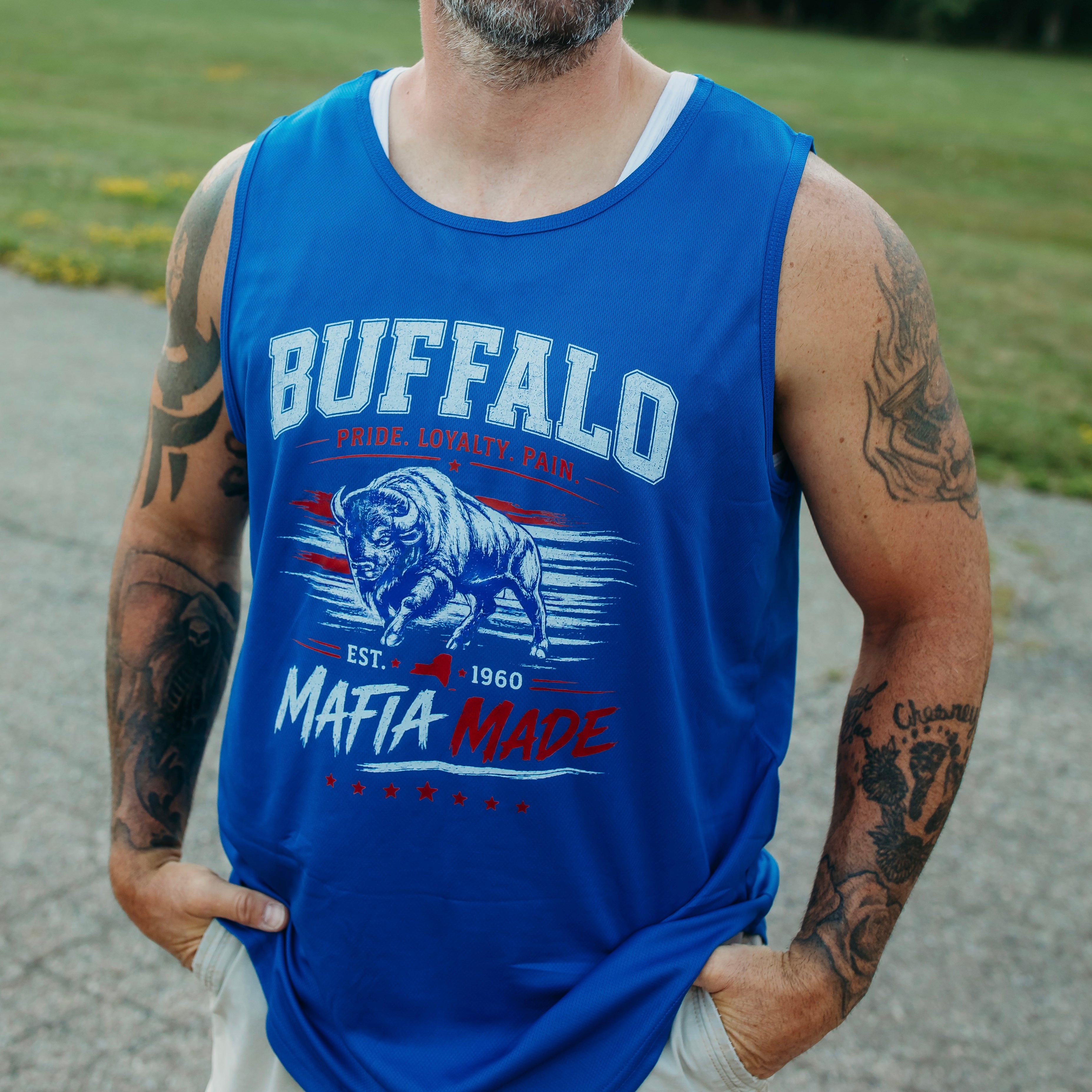 Buffalo muscle tank