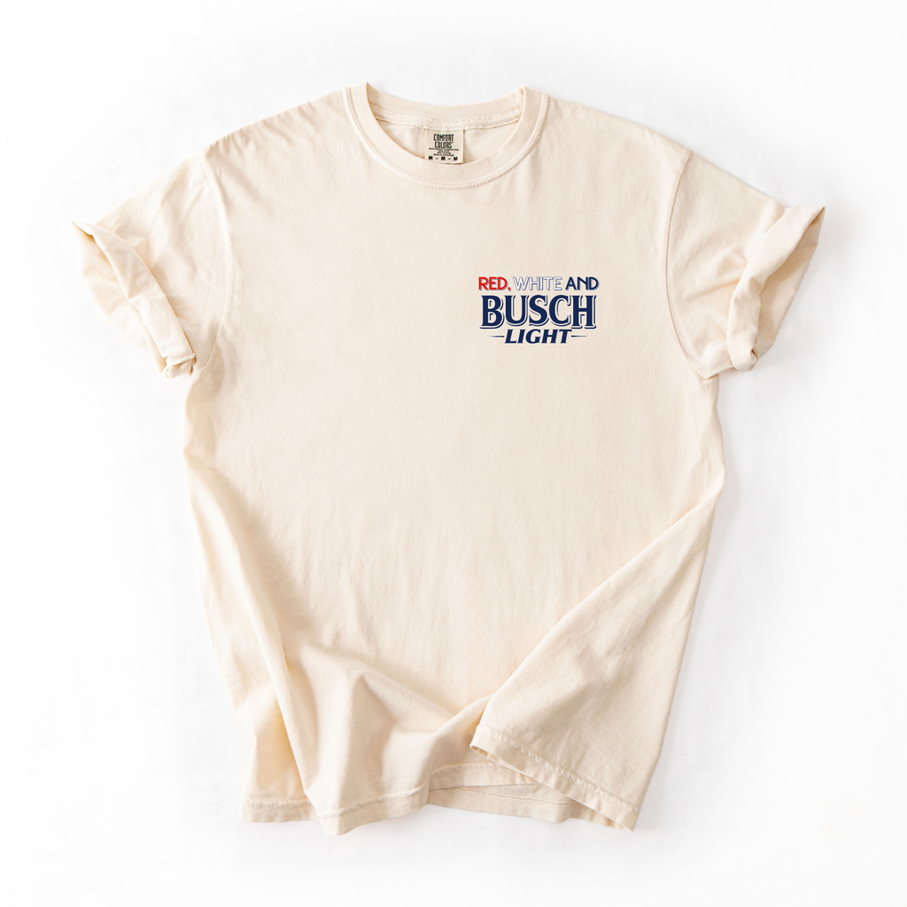 Red white and Busch T-shirt