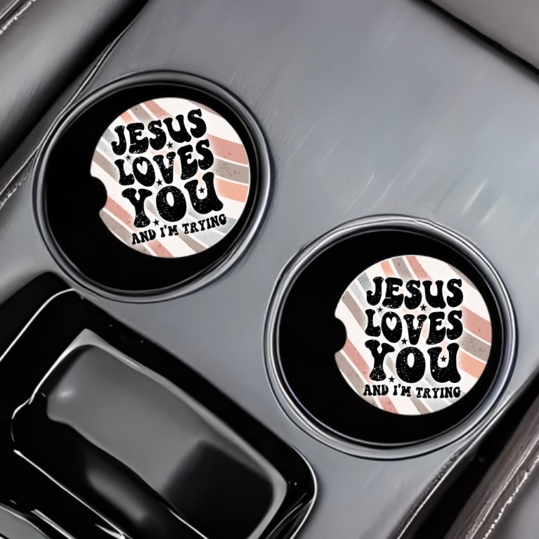 Coaster Jesus loves you