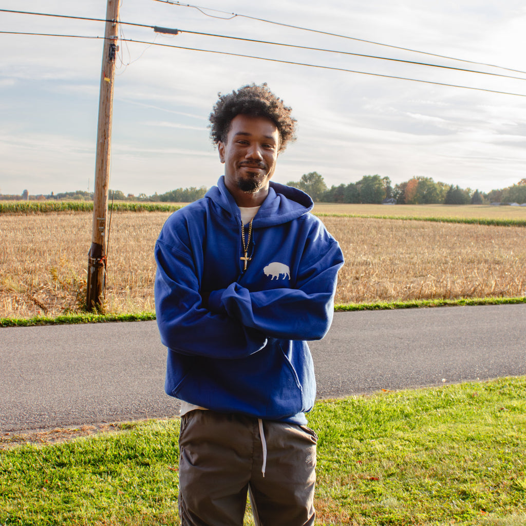 Tailgate club blue hoodie
