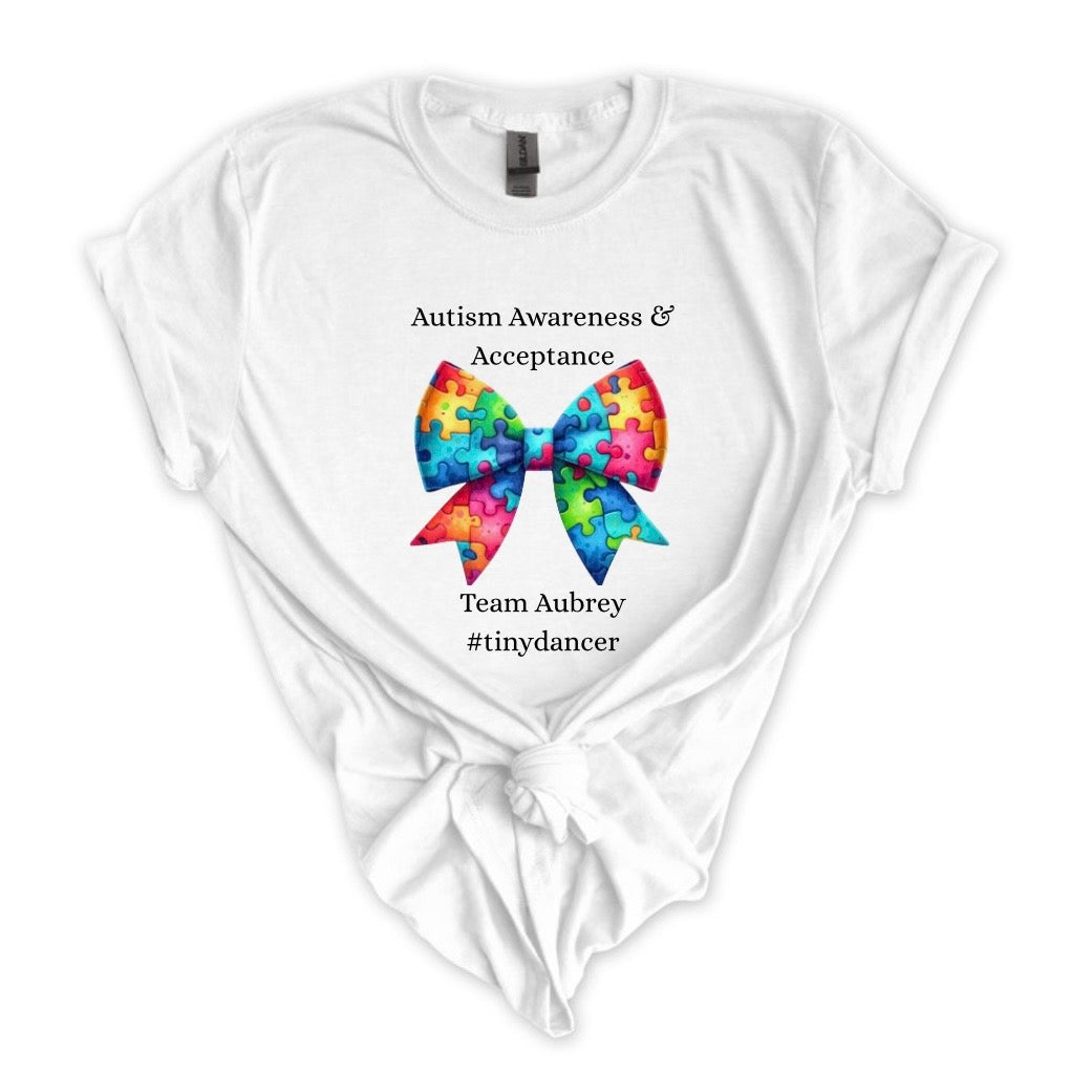 PRE ORDER Autism Acceptance shirt #teamaubrey