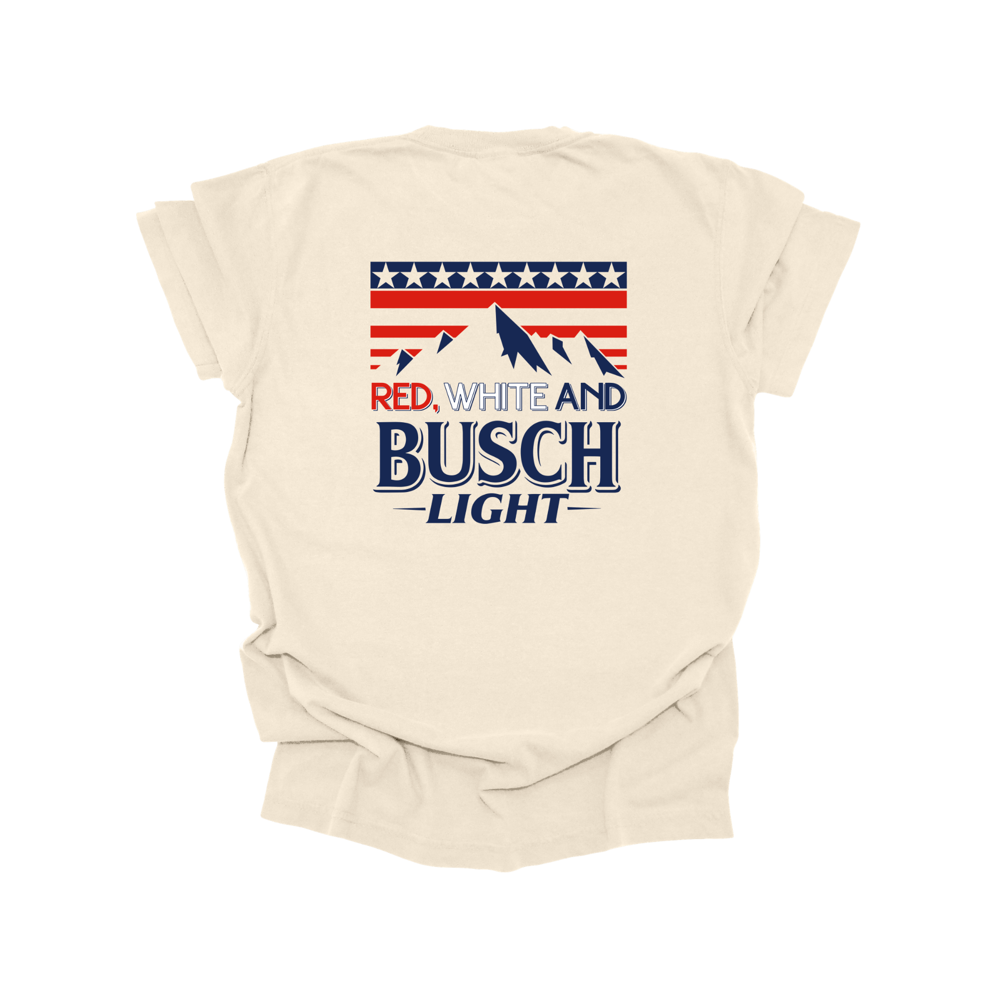 Red white and Busch T-shirt