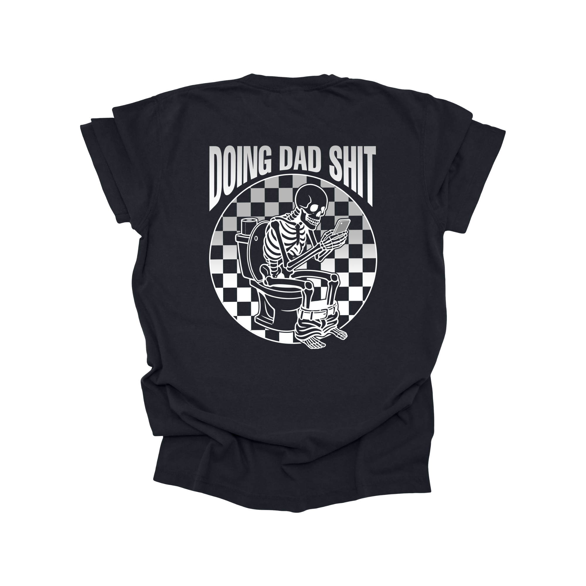 Doing dad shit black T-shirt