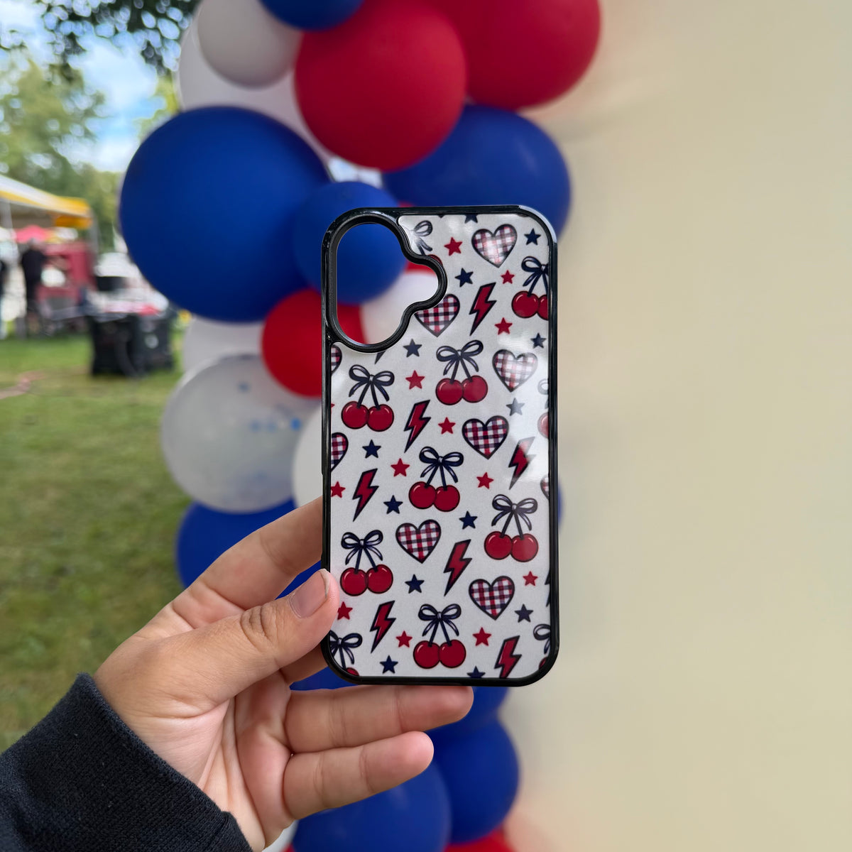 Buffalo cherry phone case