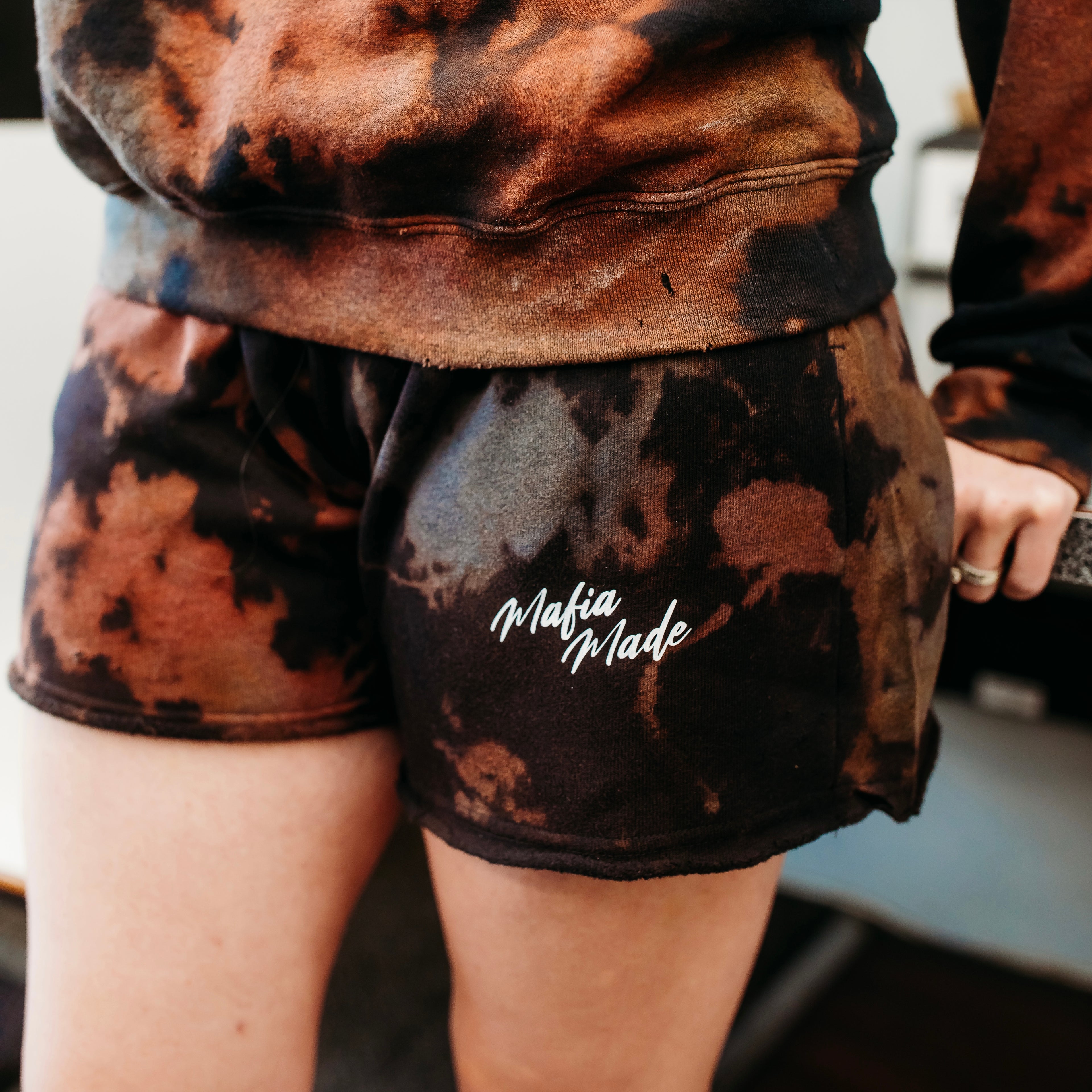 Reverse dye Sweatsuit (sold separately)