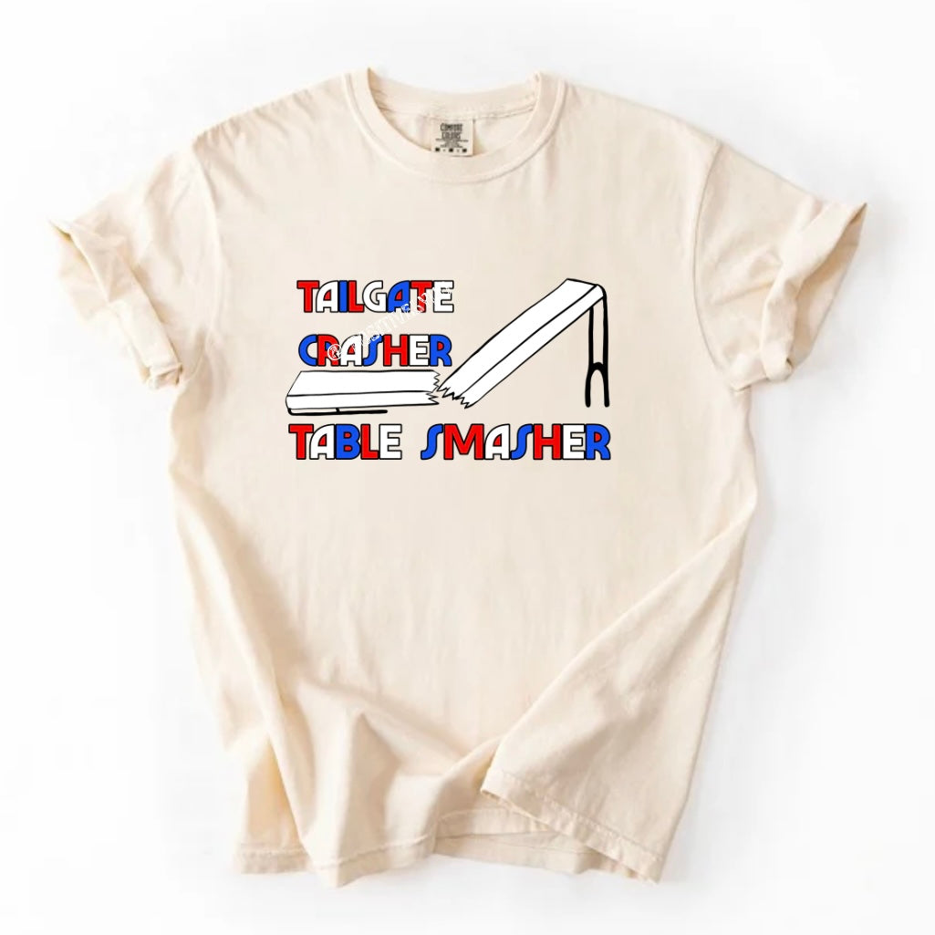 Table smasher T-shirt