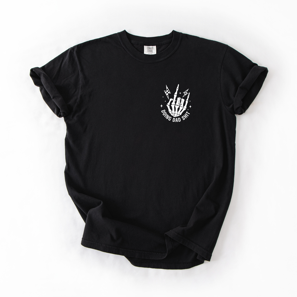 Doing dad shit black T-shirt