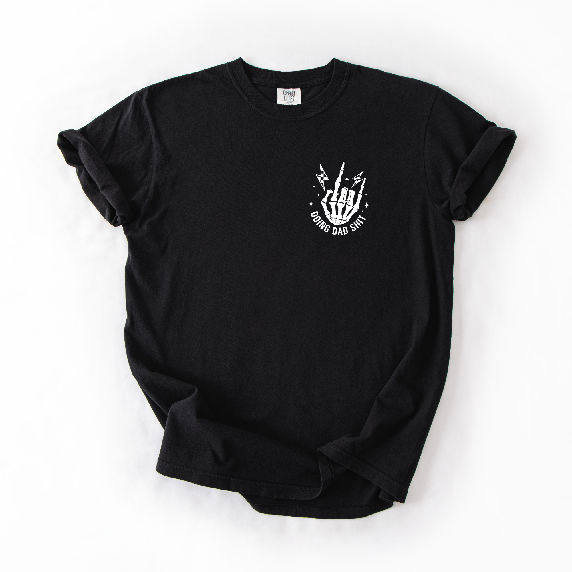 Doing dad shit black T-shirt