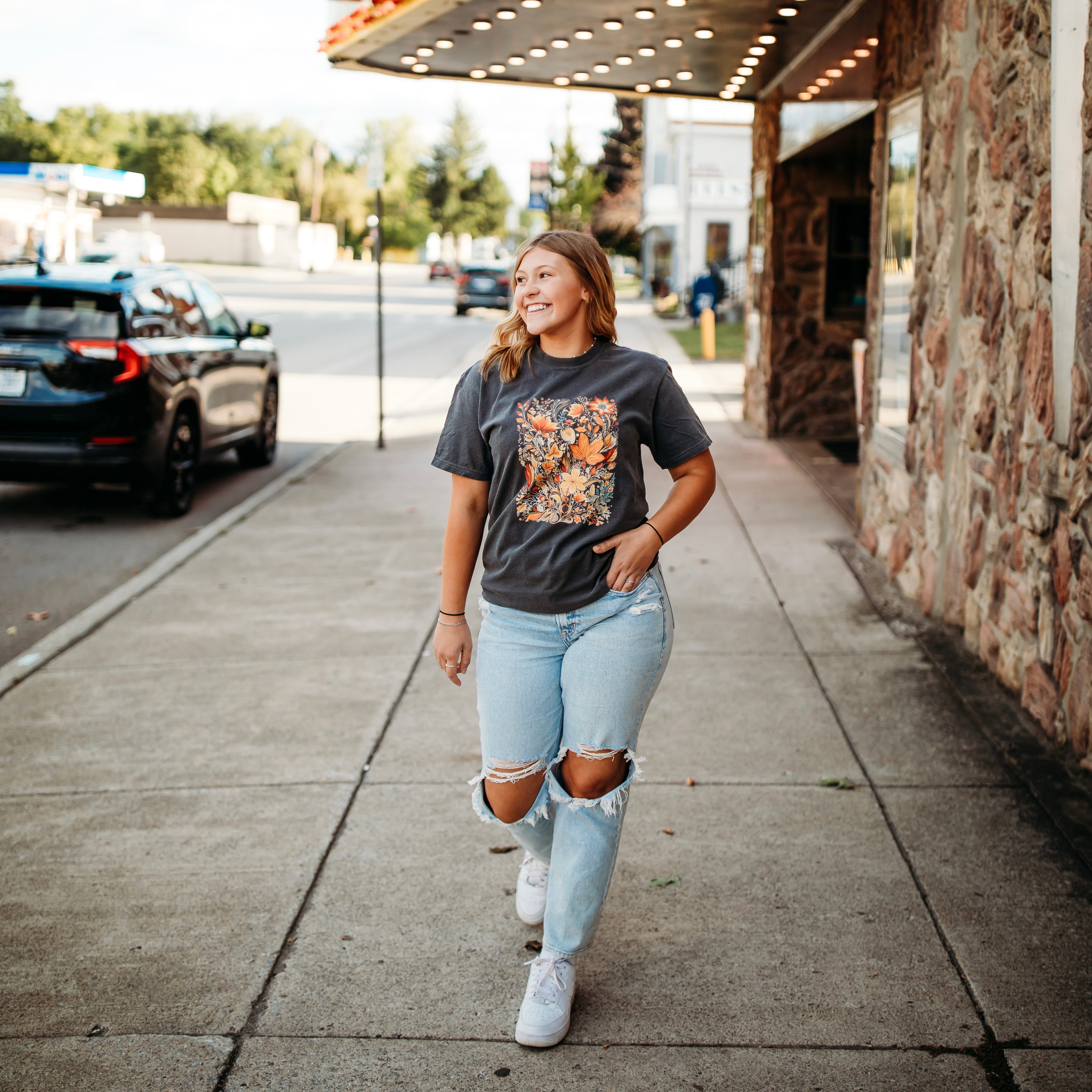 Rustic watercolor T-shirt