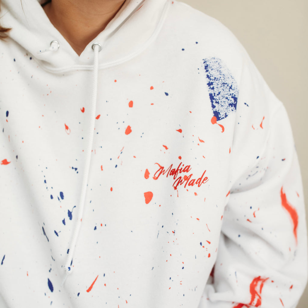 White Mafia made Sweatsuit (sold separately)