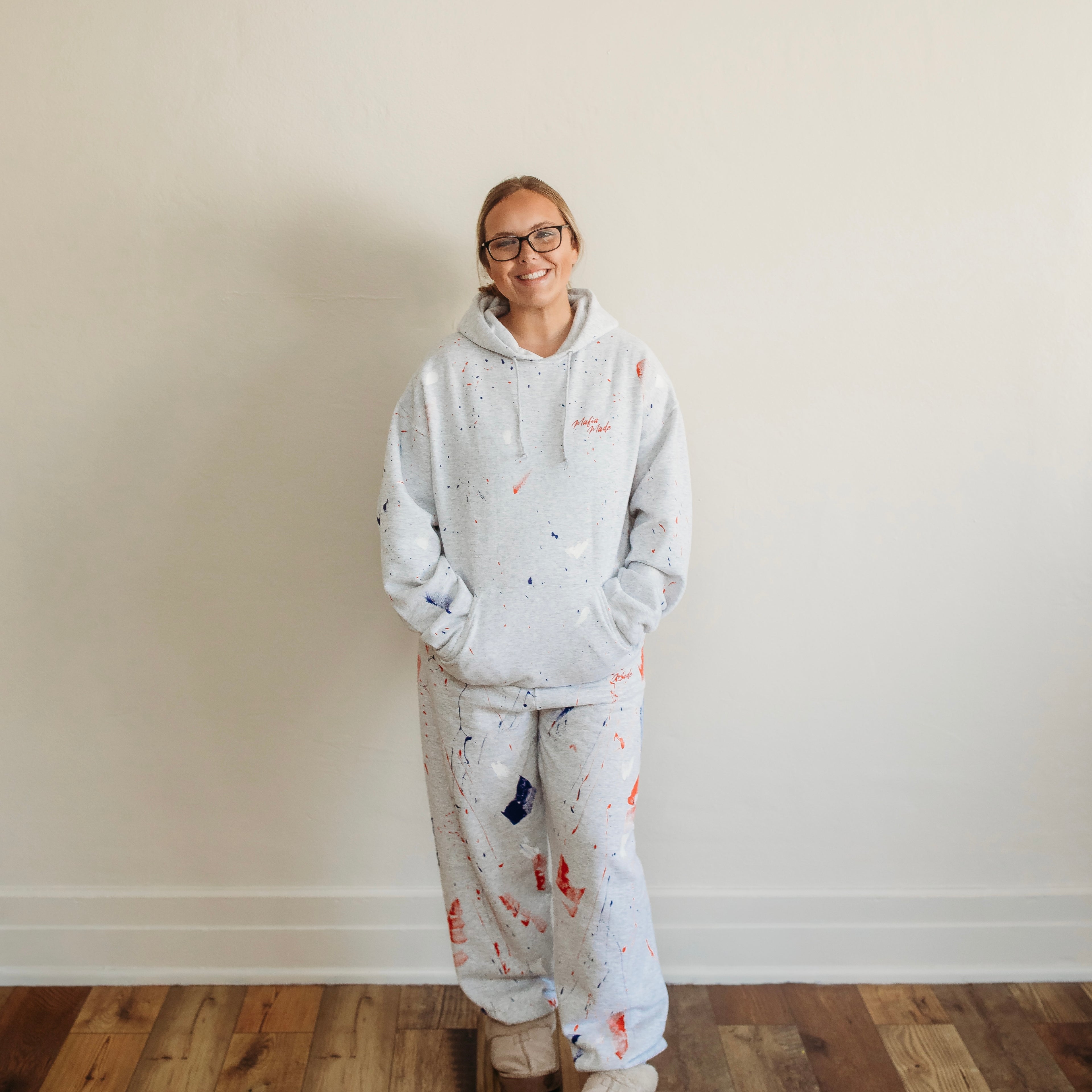 Ash Mafia made Sweatsuit (sold separately)