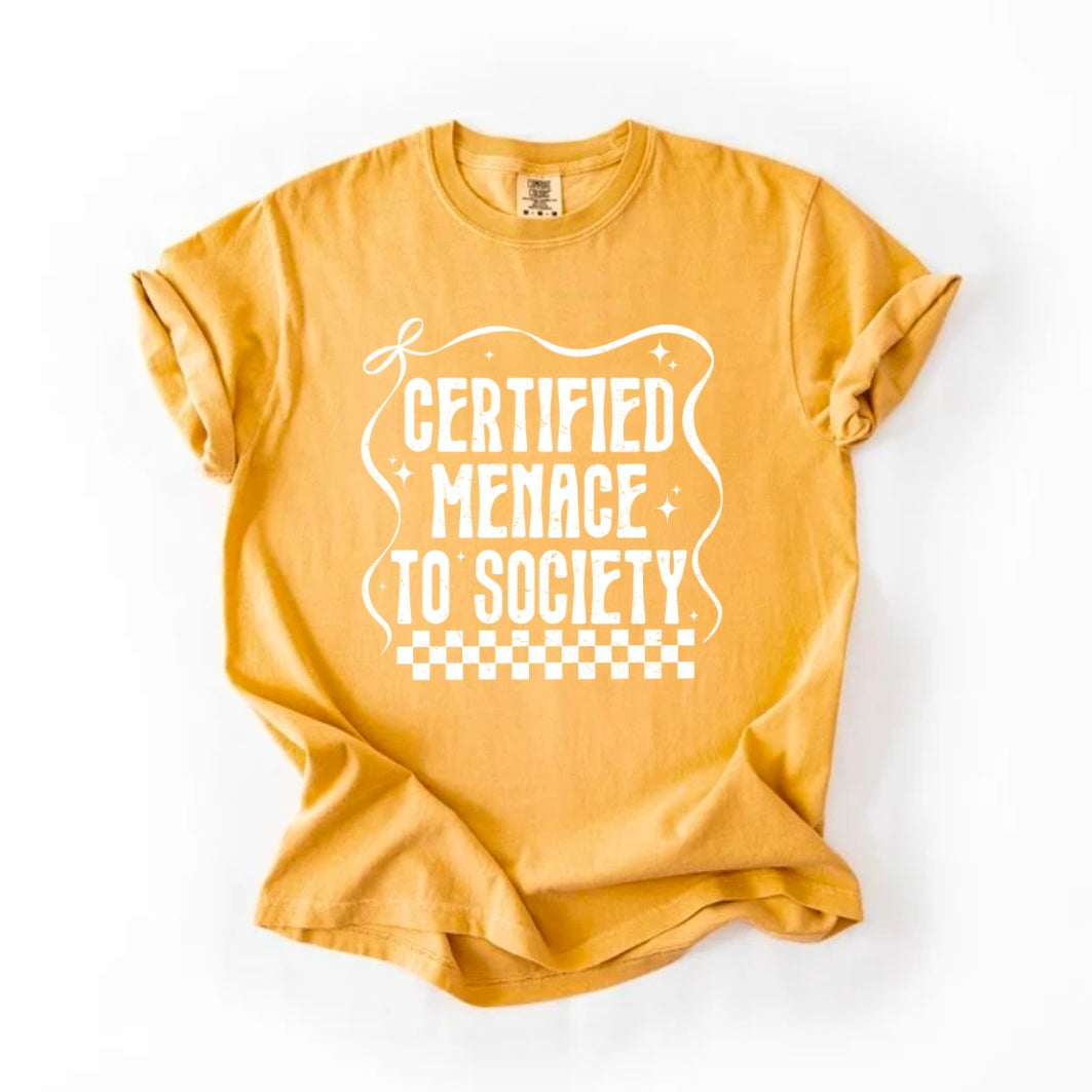 Certified menace T-shirt