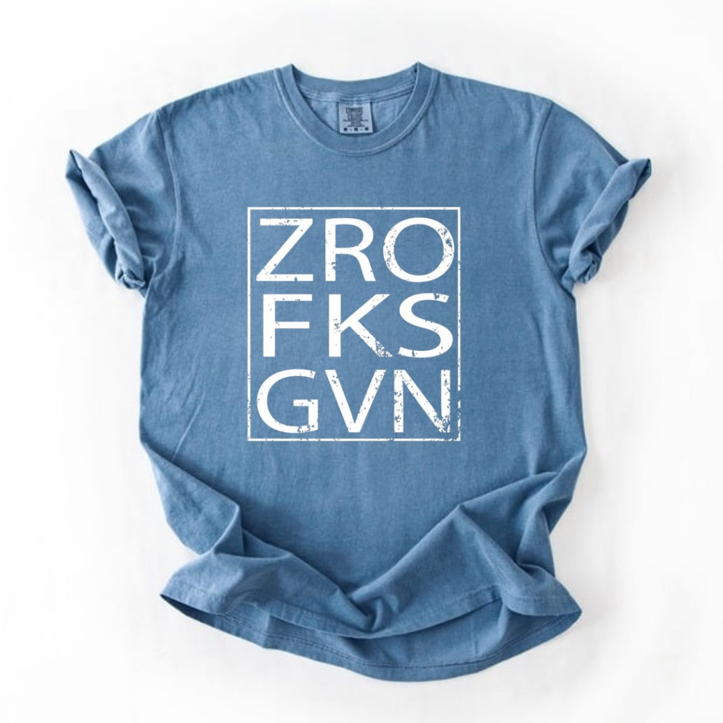 Zero given T-shirt