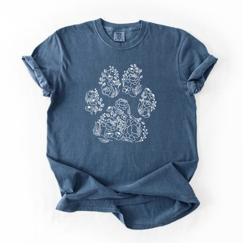 Paw print T-shirt