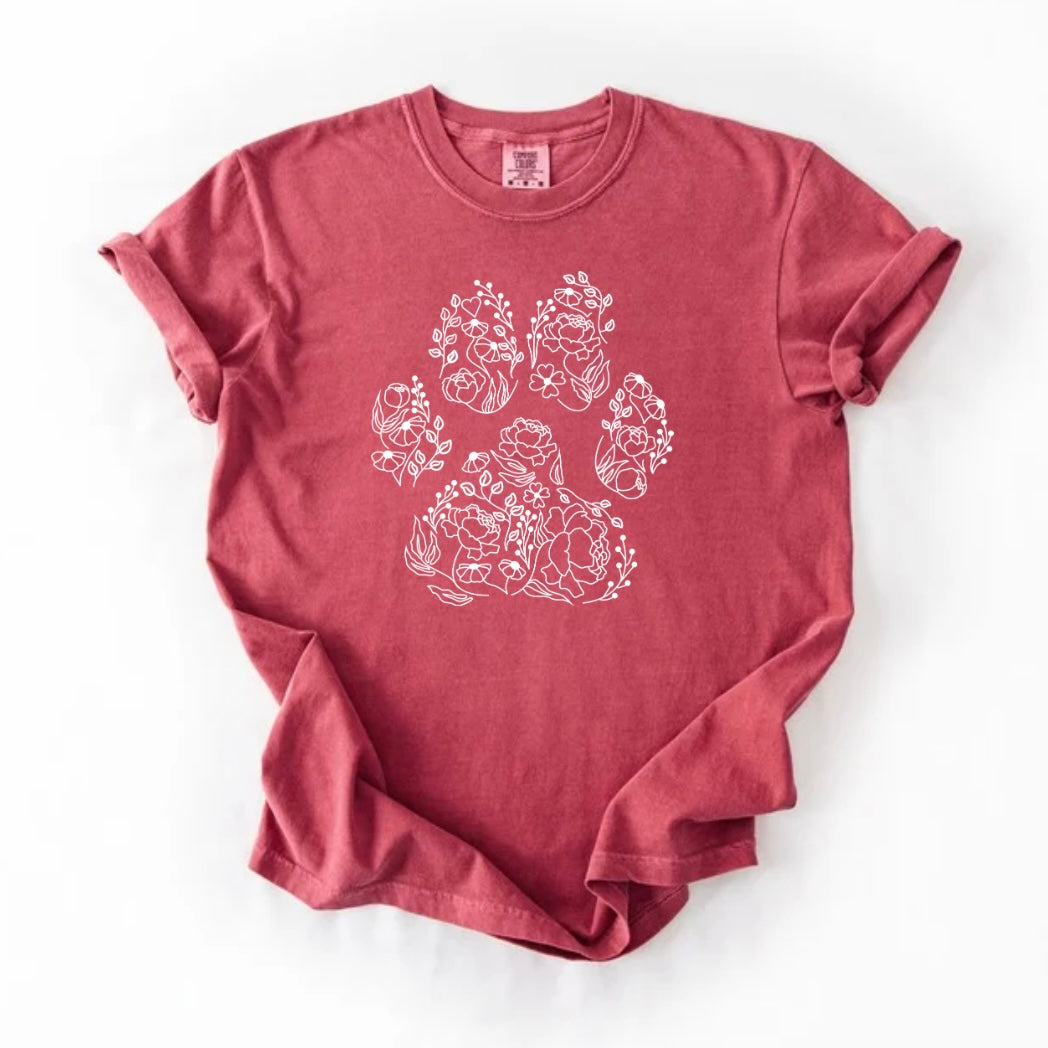 Paw print T-shirt