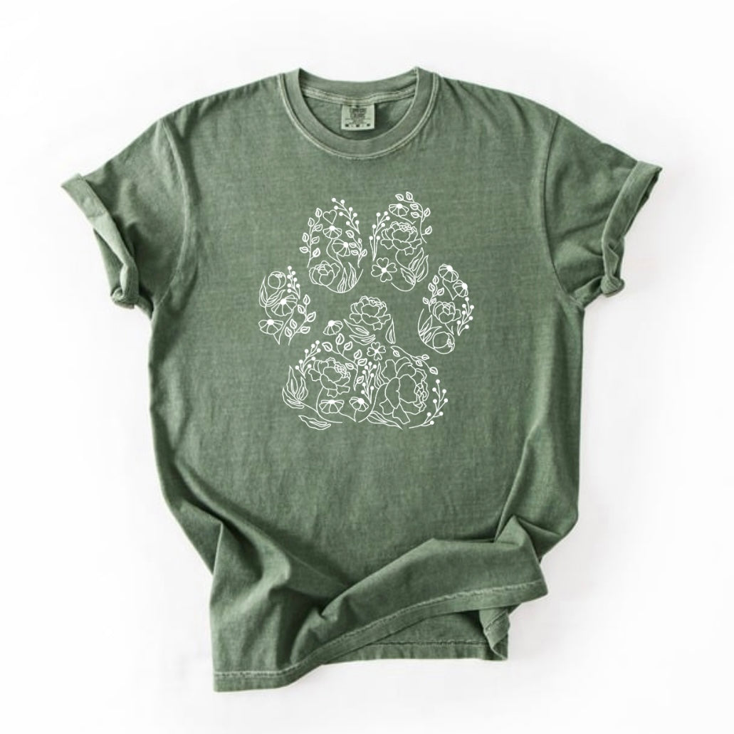 Paw print T-shirt