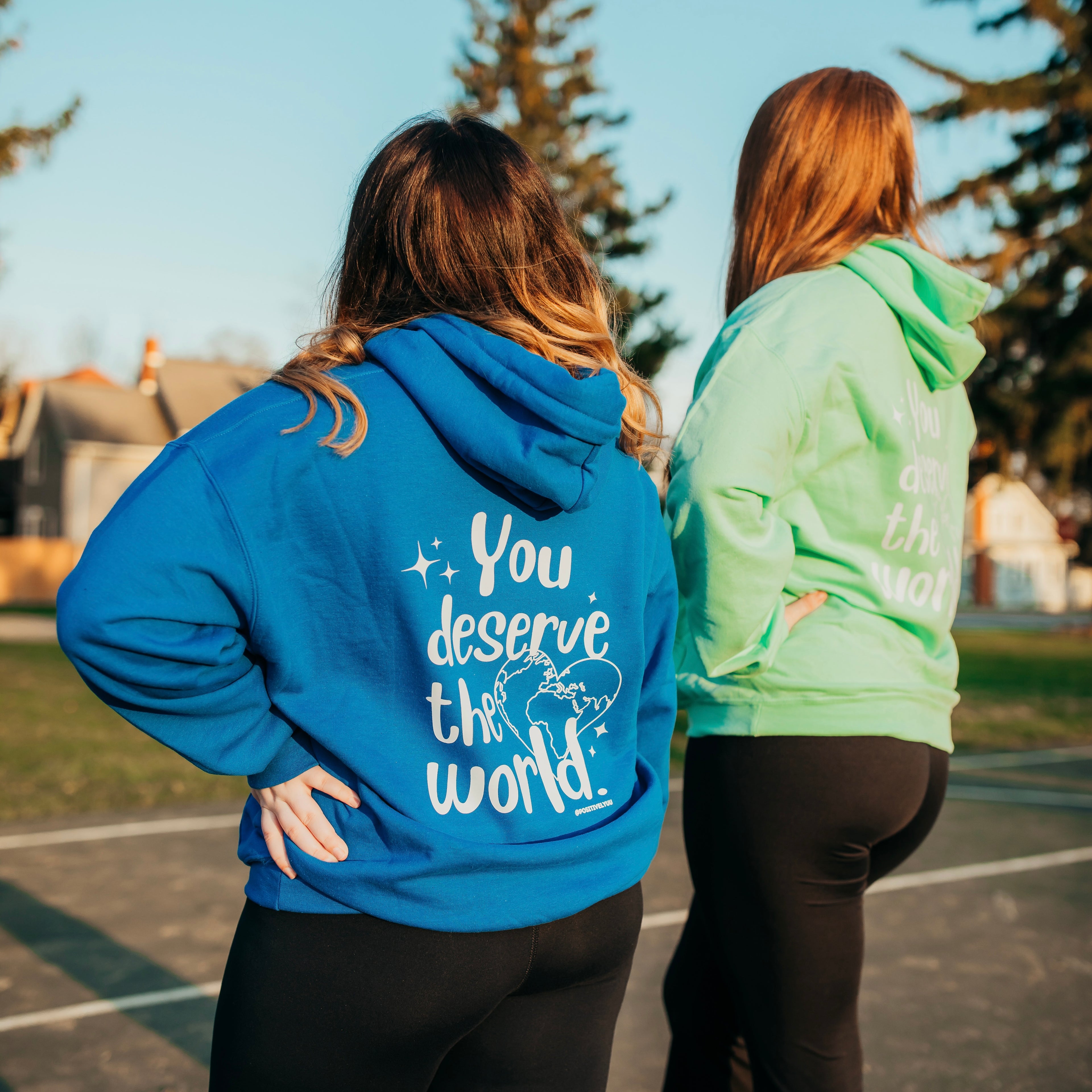 You deserve blue hoodie