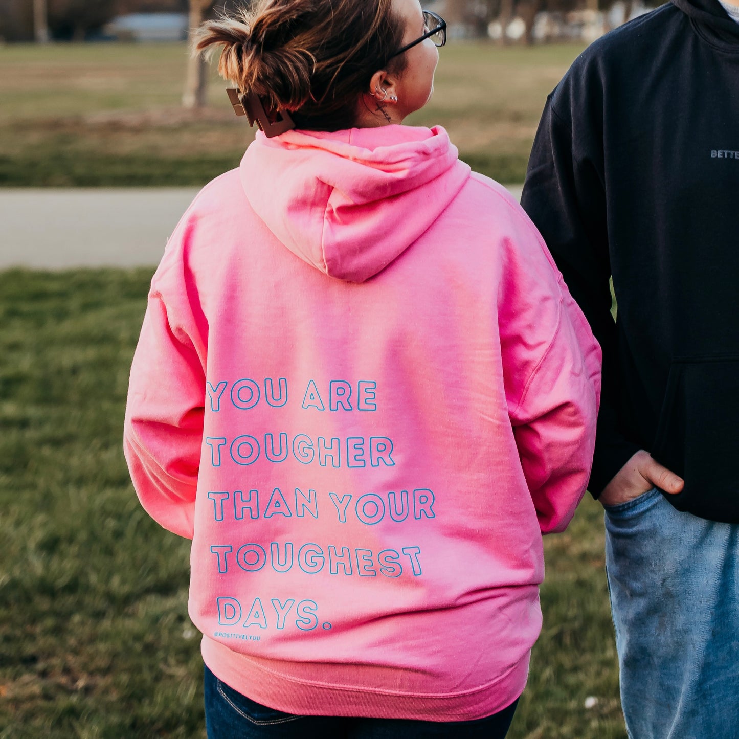 Better days ahead pink Hoodie