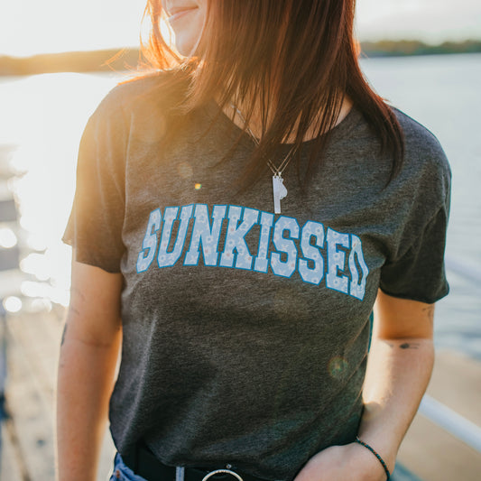 Sunkissed charcoal crop top